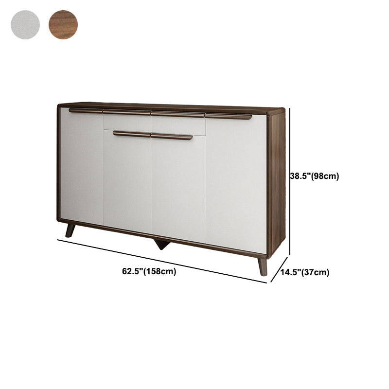 Industriële houten accentkastbar trekt rechte benen kast