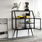Industrial Display Cabinet 41"H Storage Cabinet for Dining Room 31"L x 14"W x 41"H Clearhalo 'Display & China Cabinets' 'display_china_cabinets' 'furn' 'furn_display_china_cabinets' 'Furniture' 'Kitchen & Dining Furniture' 5969429