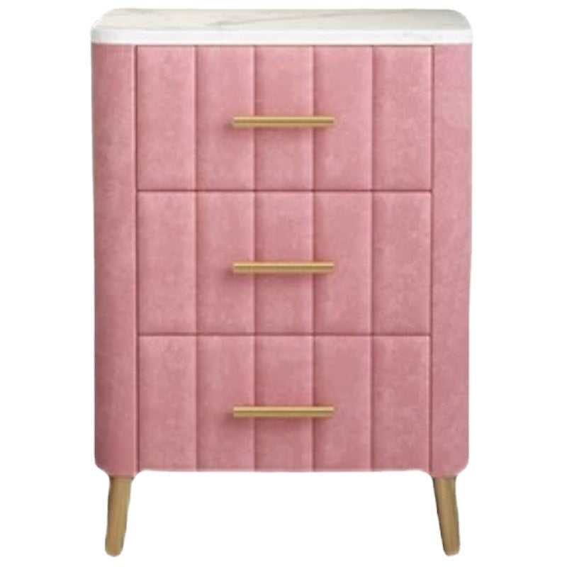 Slate Bedside Cabinet Modern Minimalist Bedside Table with Legs Clearhalo 'Bedroom Furniture' 'furn' 'furn_night_stand' 'Furniture' 'night_stand' 'Nightstands' 5969517