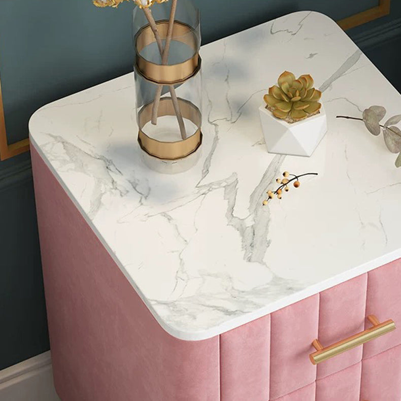 Slate Bedside Cabinet Modern Minimalist Bedside Table with Legs Clearhalo 'Bedroom Furniture' 'furn' 'furn_night_stand' 'Furniture' 'night_stand' 'Nightstands' 5969518