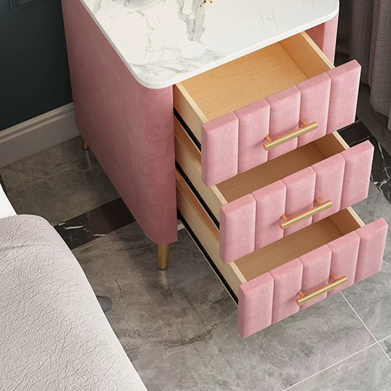 Slate Bedside Cabinet Modern Minimalist Bedside Table with Legs Clearhalo 'Bedroom Furniture' 'furn' 'furn_night_stand' 'Furniture' 'night_stand' 'Nightstands' 5969521