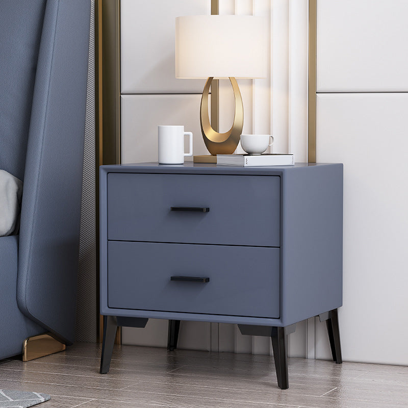 Armoire de chevet en bois Table de chevet minimaliste moderne avec jambes