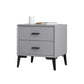 Armoire de chevet en bois Table de chevet minimaliste moderne avec jambes