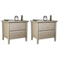 Wooden Bed Nightstand Modern Minimalist Bedside Table with Legs Gold 2 Piece Set Clearhalo 'Bedroom Furniture' 'furn' 'furn_night_stand' 'Furniture' 'night_stand' 'Nightstands' 5969563
