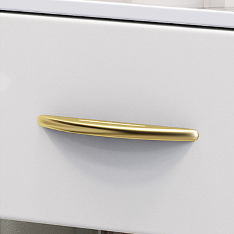 Armoire de chevet de lit moderne en bois massif avec tiroir