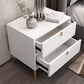 Contemporary Wood Accent Table Nightstand 21.65" Tall Bed Nightstand with 2 Drawers Clearhalo 'Bedroom Furniture' 'furn' 'furn_night_stand' 'Furniture' 'night_stand' 'Nightstands' 5969649