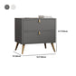 Contemporary Wood Accent Table Nightstand 21.65" Tall Bed Nightstand with 2 Drawers Clearhalo 'Bedroom Furniture' 'furn' 'furn_night_stand' 'Furniture' 'night_stand' 'Nightstands' 5969654