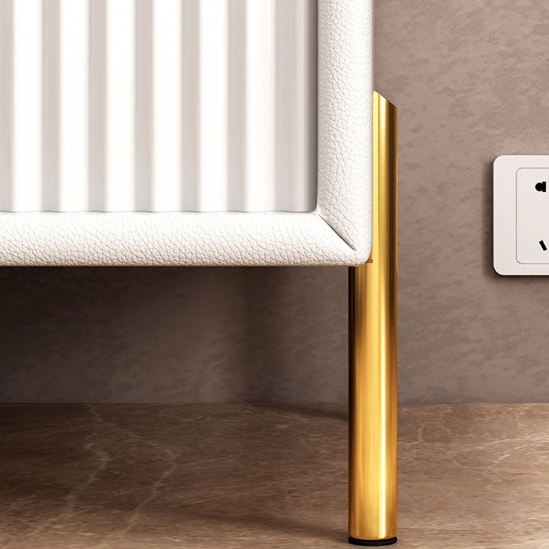 Slate Bedside Table Modern Minimalist Bed Nightstand with Legs Clearhalo 'Bedroom Furniture' 'furn' 'furn_night_stand' 'Furniture' 'night_stand' 'Nightstands' 5969684