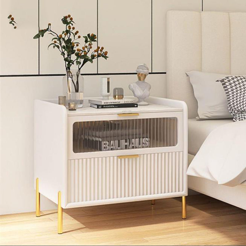 Slate Bedside Table Modern Minimalist Bed Nightstand with Legs Clearhalo 'Bedroom Furniture' 'furn' 'furn_night_stand' 'Furniture' 'night_stand' 'Nightstands' 5969688