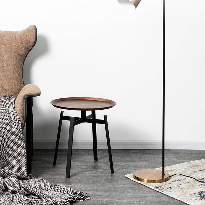 Industrial Metal Bed Nightstand 19.68" Tall Accent Table Nightstand Clearhalo 'Bedroom Furniture' 'furn' 'furn_night_stand' 'Furniture' 'night_stand' 'Nightstands' 5969728