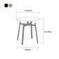 Industrial Metal Bed Nightstand 19.68" Tall Accent Table Nightstand Clearhalo 'Bedroom Furniture' 'furn' 'furn_night_stand' 'Furniture' 'night_stand' 'Nightstands' 5969730