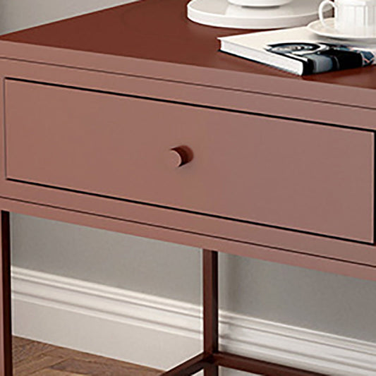 Metal cama de la cama de metal Nights Accent Mesa Nightsntand con cajón