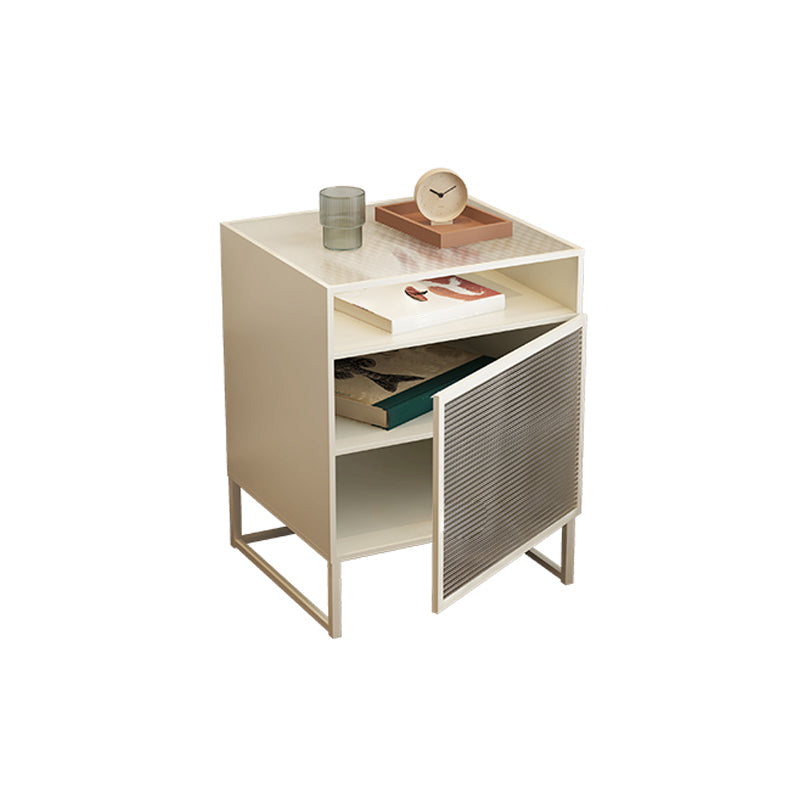23 "haut de nuit moderne étagère inférieure 1 tiroir en fer table de nuit
