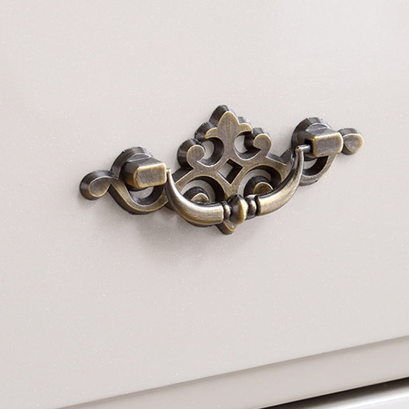 17.5 "W Moderne opbergkast Dressoir Witte rubberen hout opbergkast met laden