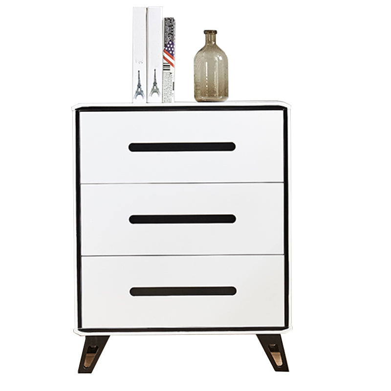 16" W Modern Storage Chest Dresser White Vertical Storage Chest with 3/4/5 Drawers Clearhalo 'Bedroom Furniture' 'Dressers & Chests' 'dressers_chests' 'furn' 'furn_dressers_chests' 'Furniture' 5969868