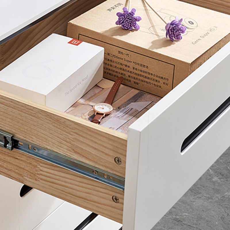 16" W Modern Storage Chest Dresser White Vertical Storage Chest with 3/4/5 Drawers Clearhalo 'Bedroom Furniture' 'Dressers & Chests' 'dressers_chests' 'furn' 'furn_dressers_chests' 'Furniture' 5969870