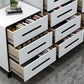16" W Modern Storage Chest Dresser White Vertical Storage Chest with 3/4/5 Drawers Clearhalo 'Bedroom Furniture' 'Dressers & Chests' 'dressers_chests' 'furn' 'furn_dressers_chests' 'Furniture' 5969871