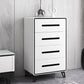 16" W Modern Storage Chest Dresser White Vertical Storage Chest with 3/4/5 Drawers https: res.litfad.com site img item 2022 09 23 5969873 1200x1200.jpg Clearhalo 'Bedroom Furniture' 'Dressers & Chests' 'dressers_chests' 'furn' 'furn_dressers_chests' 'Furniture' 5969873