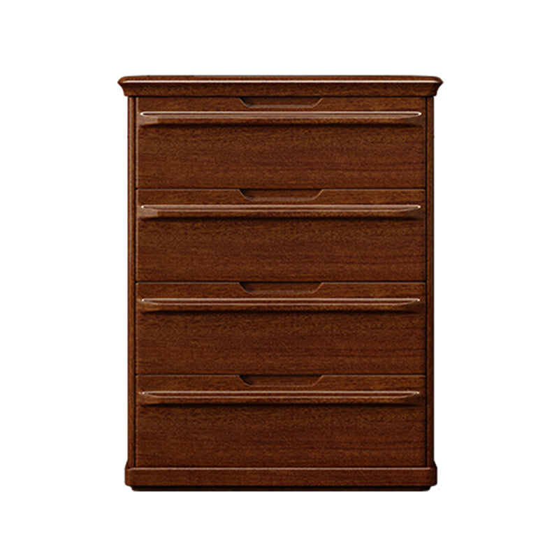 16.9 "W bruin opbergkist dressoir walnoot verticale opbergkast met laden