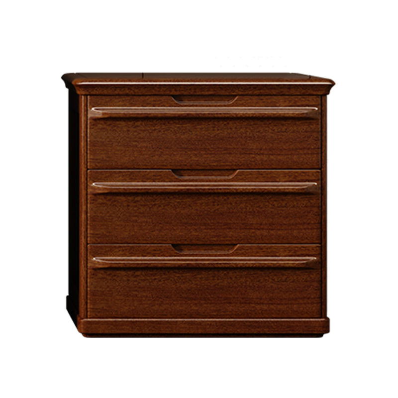 16.9 "W bruin opbergkist dressoir walnoot verticale opbergkast met laden