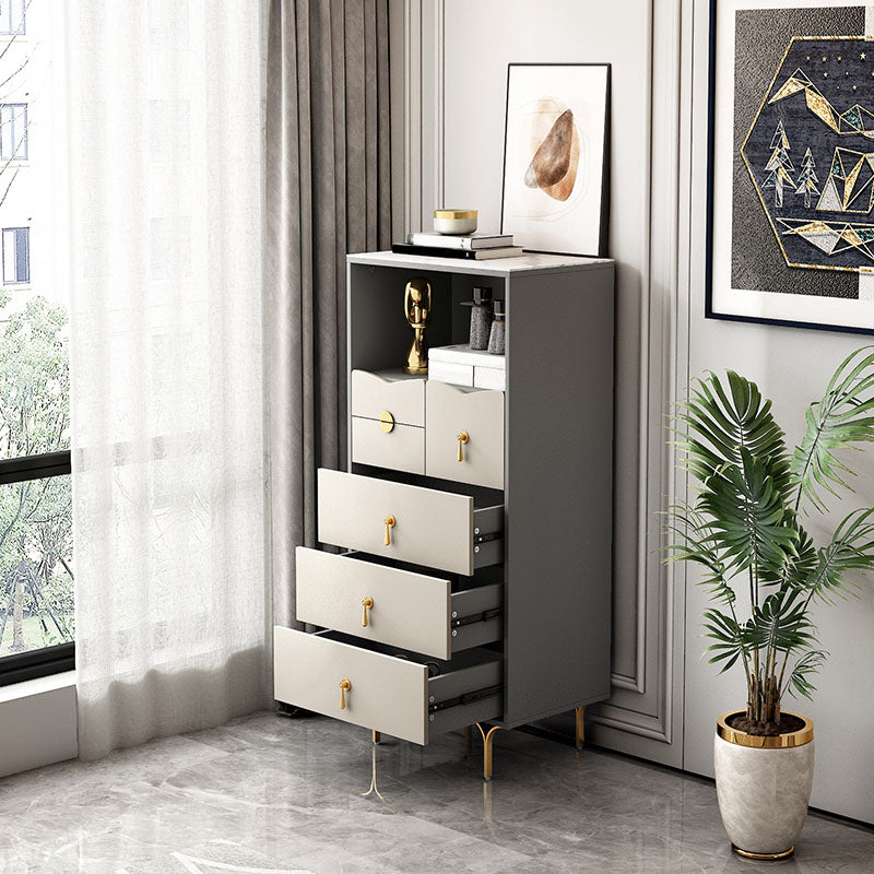 15,6-inch breedte Glam-dressoir vervaardigd houten opbergkast