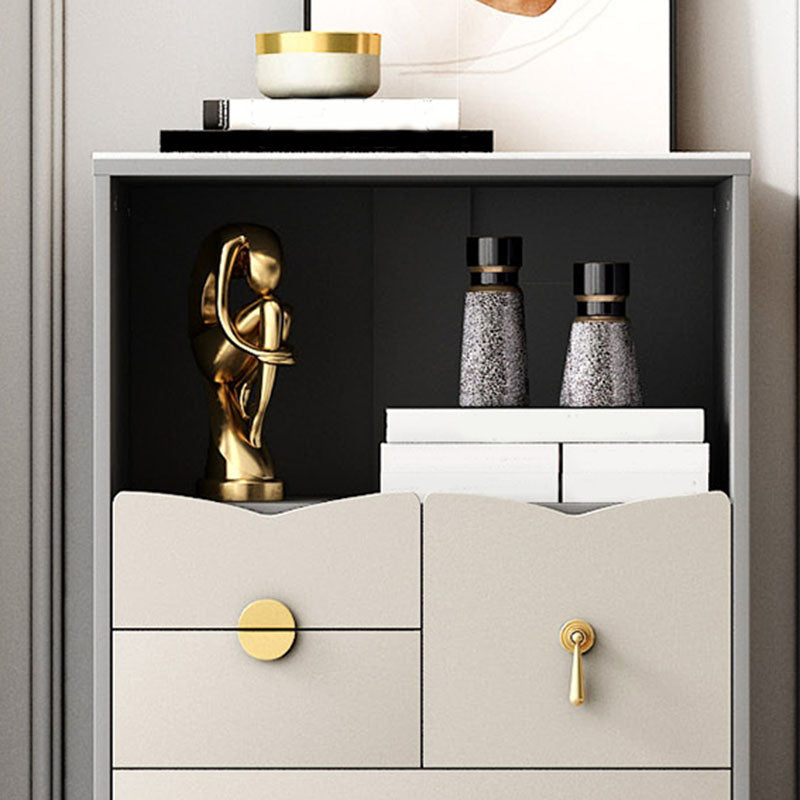 15,6-inch breedte Glam-dressoir vervaardigd houten opbergkast