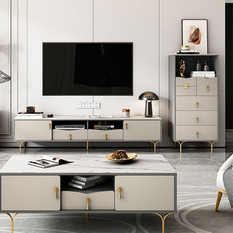 15,6-inch breedte Glam-dressoir vervaardigd houten opbergkast