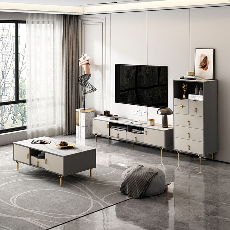 15,6-inch breedte Glam-dressoir vervaardigd houten opbergkast