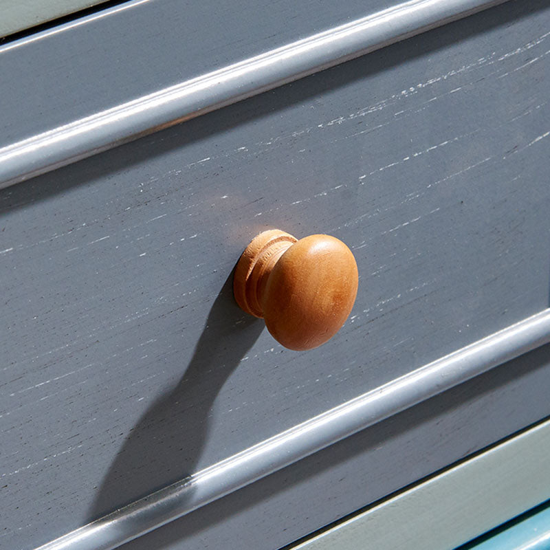 Coastal Style Storage Chest 7 Drawers Storage Chest Dresser for Bedroom