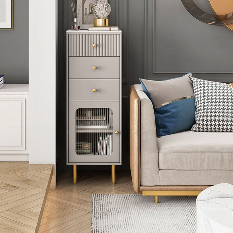 15,6-inch breedte Glam-dressoir Stone opbergkist met 1/2/3 laden