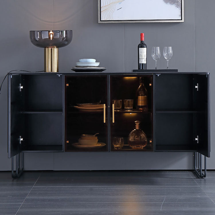 Pieste en bois en pierre et bullette de style glam de style glamour