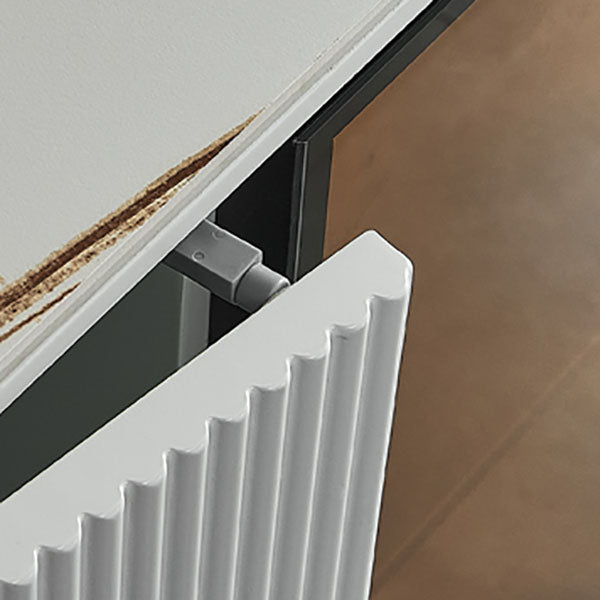 Pieste en bois en pierre et bullette de style glam de style glamour