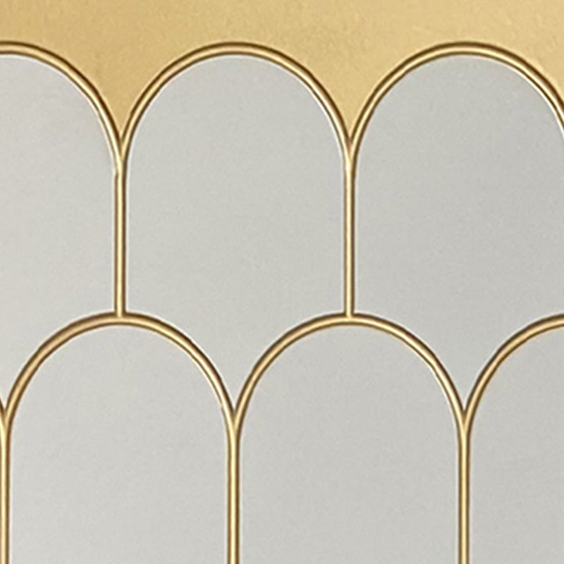 Table du buffet de buffet en bois Table du buffet de style glam pour le salon