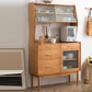Sideboard in legno massiccio contemporaneo Tabella 4-Drawer Sideboard con porte scorrevoli
