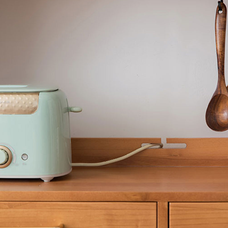 Sideboard in legno massiccio contemporaneo Tabella 4-Drawer Sideboard con porte scorrevoli