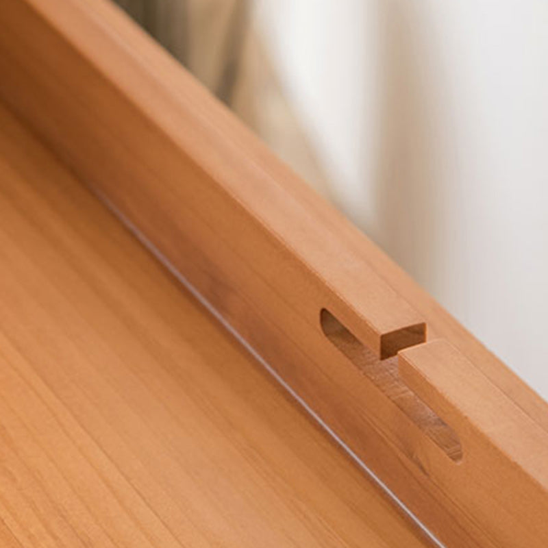 Sideboard in legno massiccio contemporaneo Tabella 4-Drawer Sideboard con porte scorrevoli