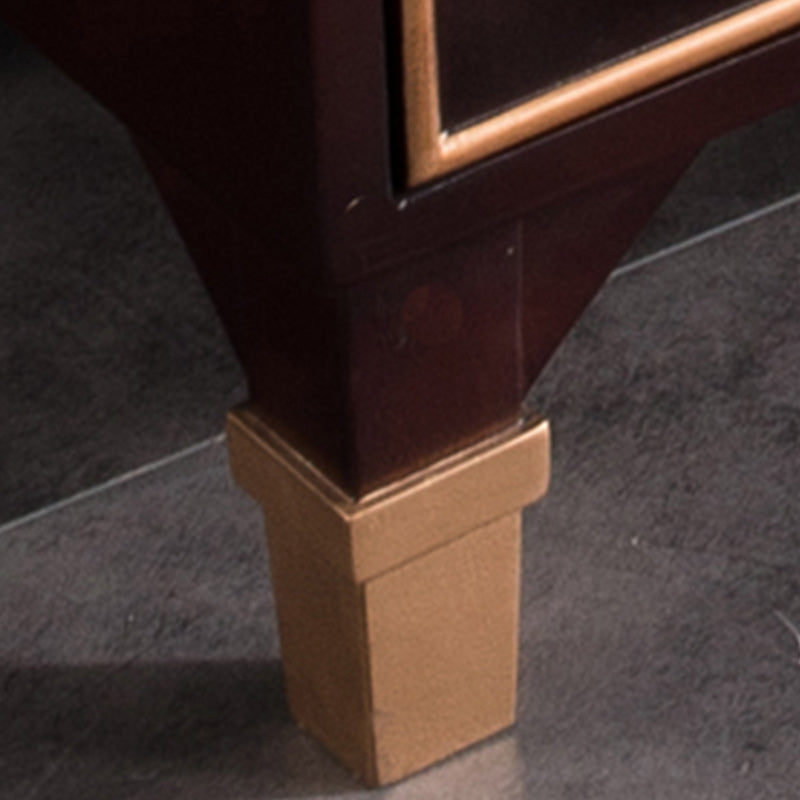 Puerta Buffet Singerboard Mesa de madera glamorosa para sala de estar para sala de estar