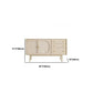 White Pine Solid Wood Sideboard Modern Credenza with Drawers and Storage