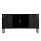 Sideboard in pietra da pranzo a buffet lucido glam con gambe