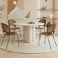 Round Stone Dining Table Contemporary Dining Table for Dining Room