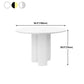 Round Stone Dining Table Contemporary Dining Table for Dining Room