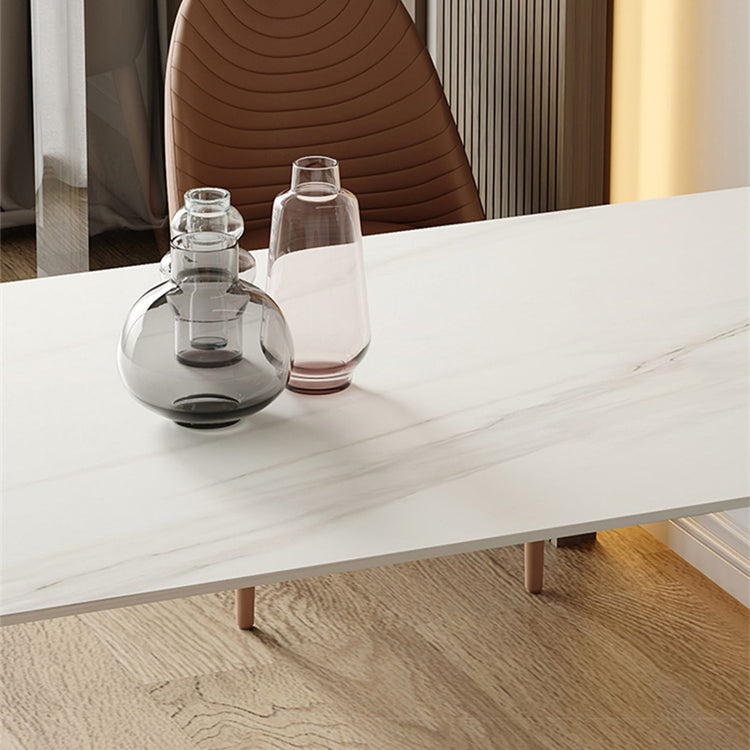 Tavolo da pranzo doppio piedistallo moderno tavolo da pranzo in pietra per cucina