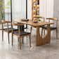 Pine Solid Wood Dining Table Free Form Dining Table for Dining Room Natural 47.2"L x 23.6"W x 29.5"H Without Chairs Clearhalo 'Dining Tables & Seating' 'Dining Tables' 'dining_table' 'furn' 'furn_dining_table' 'Furniture' 'Kitchen & Dining Furniture' 5970769