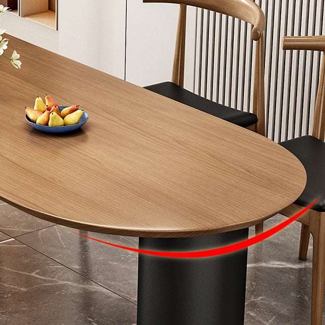 Pine Solid Wood Dining Table Free Form Dining Table for Dining Room Clearhalo 'Dining Tables & Seating' 'Dining Tables' 'dining_table' 'furn' 'furn_dining_table' 'Furniture' 'Kitchen & Dining Furniture' 5970772