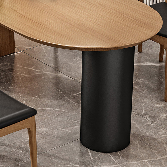 Pine Solid Wood Dining Table Free Form Dining Table for Dining Room Clearhalo 'Dining Tables & Seating' 'Dining Tables' 'dining_table' 'furn' 'furn_dining_table' 'Furniture' 'Kitchen & Dining Furniture' 5970774