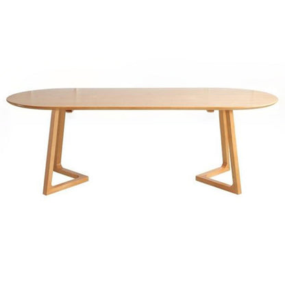 Modern Oval Dining Table Pine Solid Wood Dining Table for Kitchen Without Chairs Clearhalo 'Dining Tables & Seating' 'Dining Tables' 'dining_table' 'furn' 'furn_dining_table' 'Furniture' 'Kitchen & Dining Furniture' 5970883