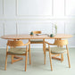 Modern Oval Dining Table Pine Solid Wood Dining Table for Kitchen Clearhalo 'Dining Tables & Seating' 'Dining Tables' 'dining_table' 'furn' 'furn_dining_table' 'Furniture' 'Kitchen & Dining Furniture' 5970889