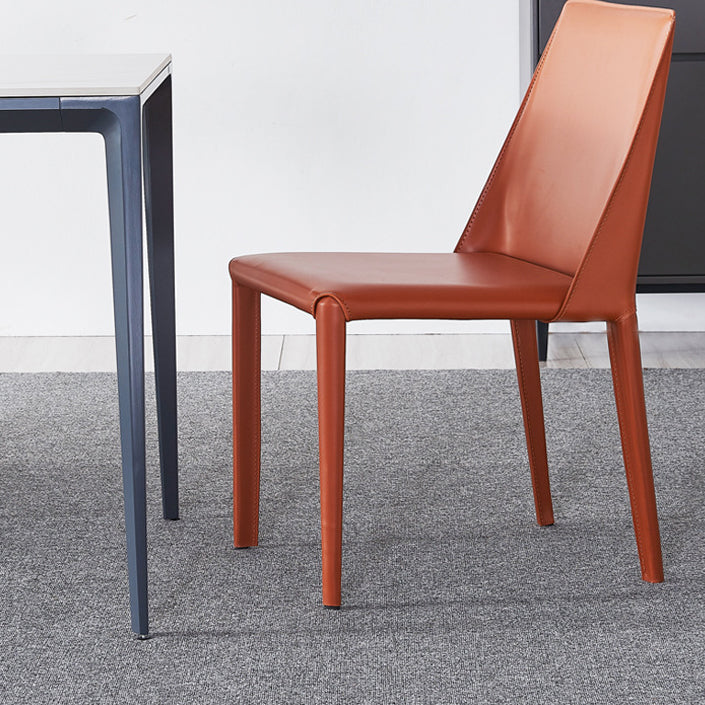 Mesa de comedor de piedra rectangular muebles modernos de 4 patas en acabado mate para interiores