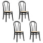 Solid Wood Dining Accent Chair Traditional Dining Room Chair Black 4 Piece Set Clearhalo 'Dining Chairs' 'Dining Tables & Seating' 'dining_chair' 'furn' 'furn_dining_chair' 'Furniture' 'Kitchen & Dining Furniture' 5971052