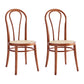 Solid Wood Dining Accent Chair Traditional Dining Room Chair Red Brown 2 Piece Set Clearhalo 'Dining Chairs' 'Dining Tables & Seating' 'dining_chair' 'furn' 'furn_dining_chair' 'Furniture' 'Kitchen & Dining Furniture' 5971057